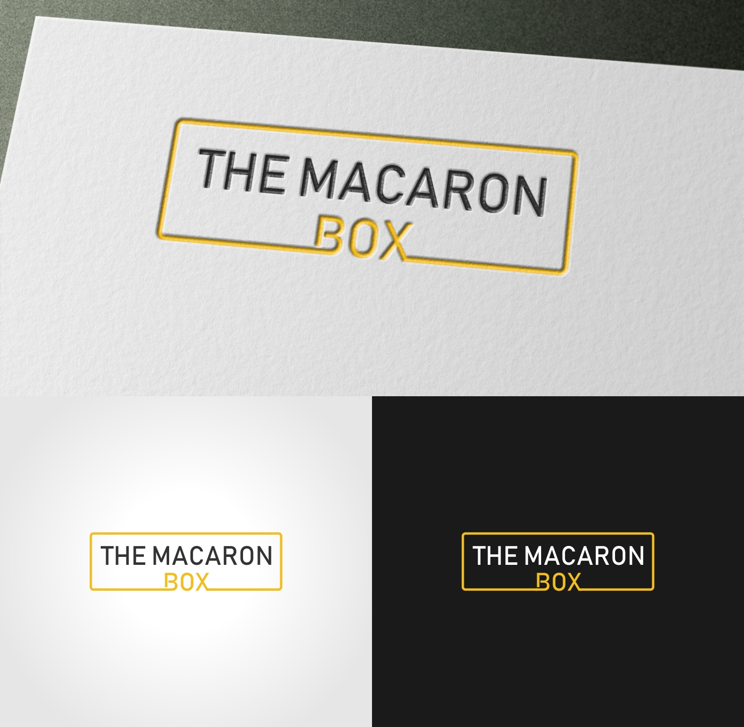 Logo-Design von Joenet Jayawarna für The Macaron Box | Design #20270452