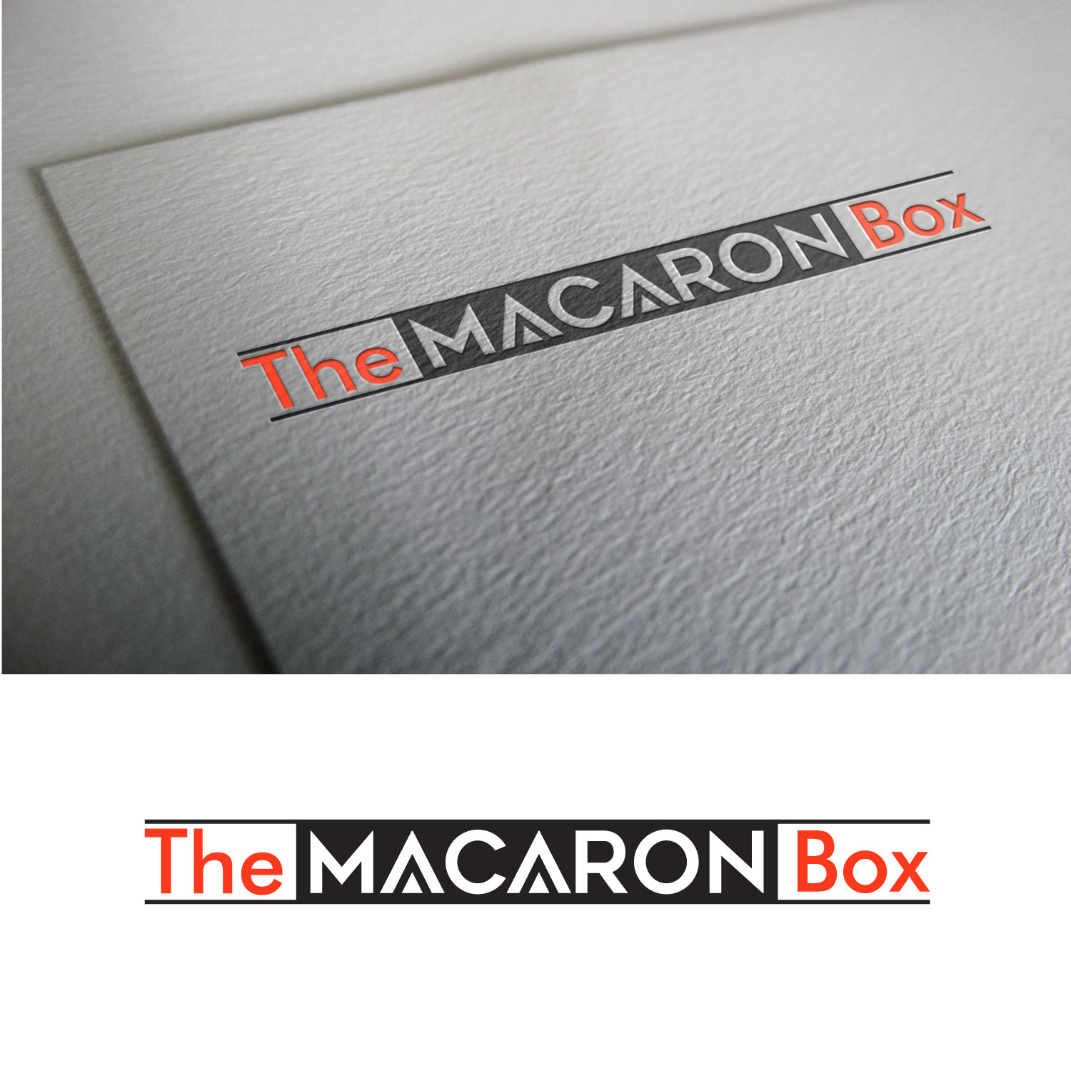 Logo Design by Rupok MT for The Macaron Box | Design #20266512