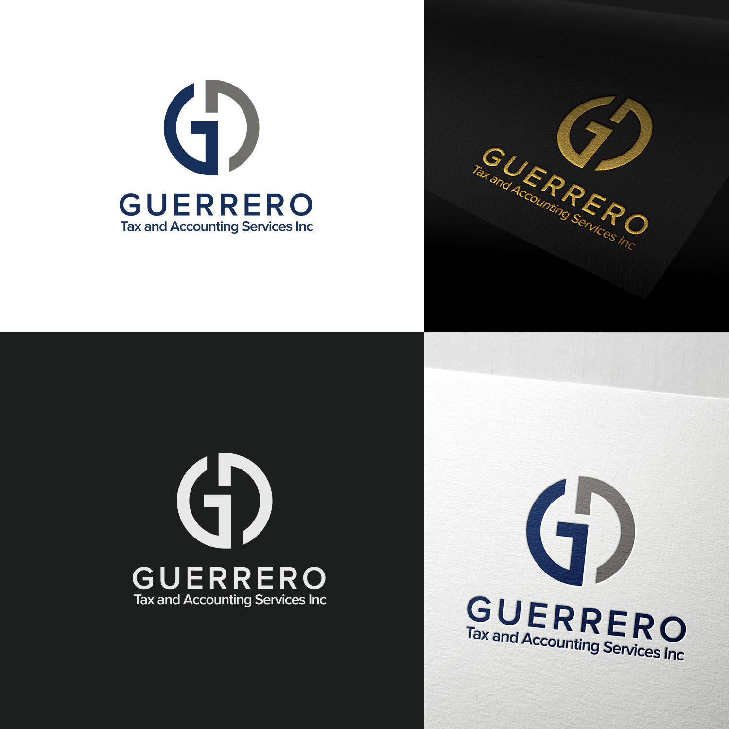 Logo-Design von Nuwansachi für Guerrero Tax And Accounting Services, Inc. | Design #20268657