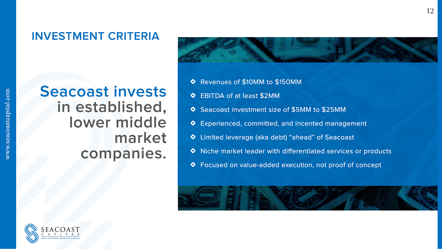 PowerPoint Design by Limecom for Seacoast Capital | Design #20323281