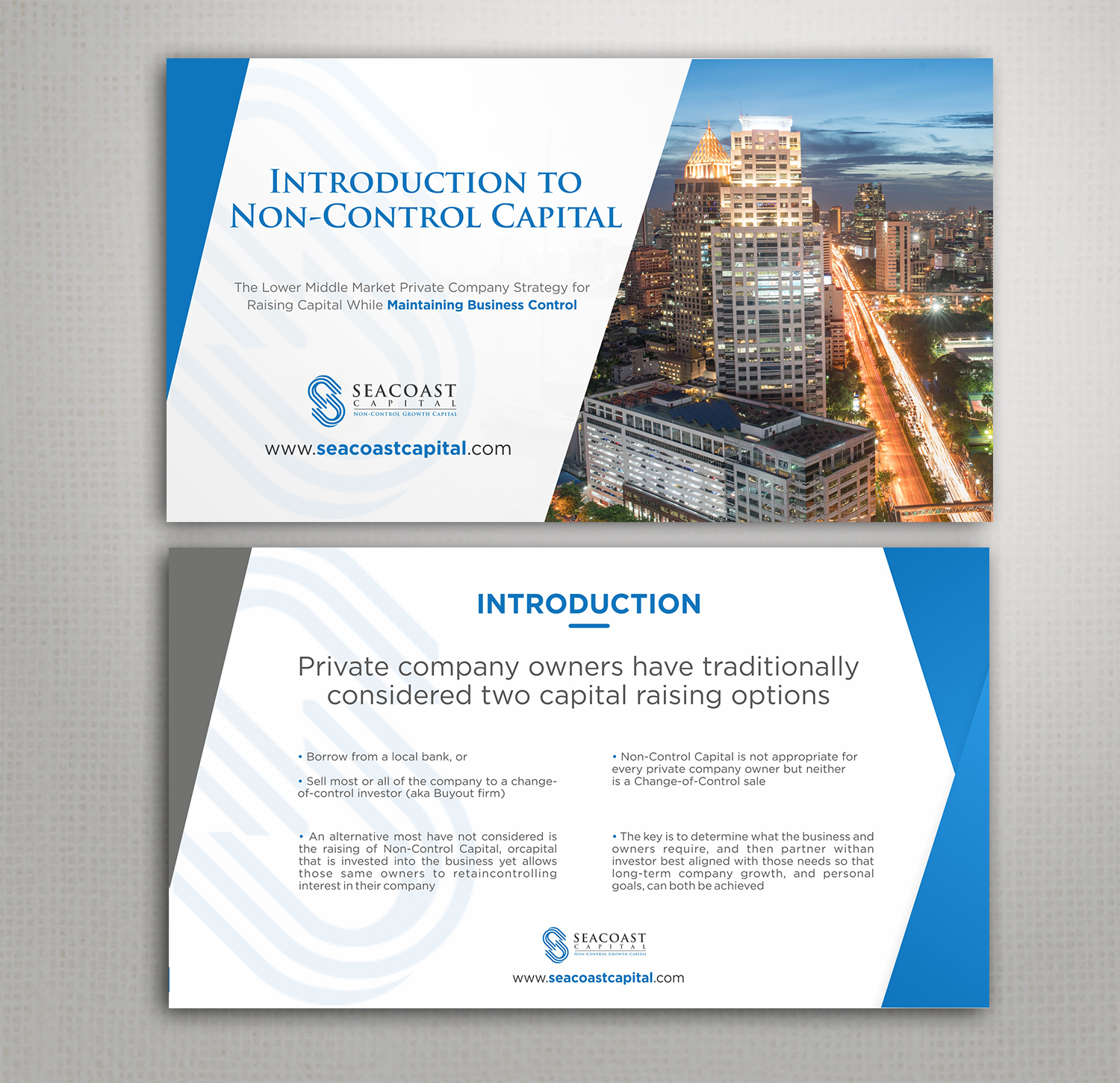 Design de PowerPoint par ecorokerz pour Seacoast Capital | Design #20271419