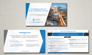 Design de PowerPoint par ecorokerz pour Seacoast Capital | Design : #20279151