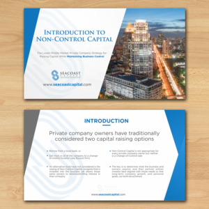 Design de PowerPoint par ecorokerz pour Seacoast Capital | Design : #20279279