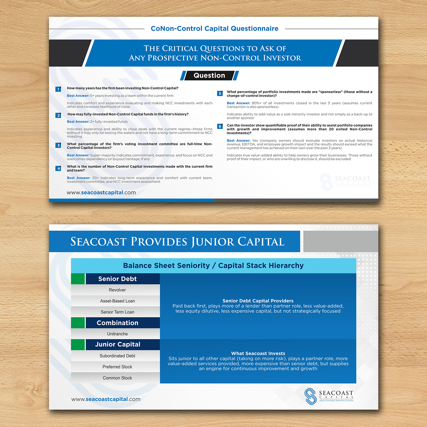 PowerPoint Design by ecorokerz for Seacoast Capital | Design #20279280