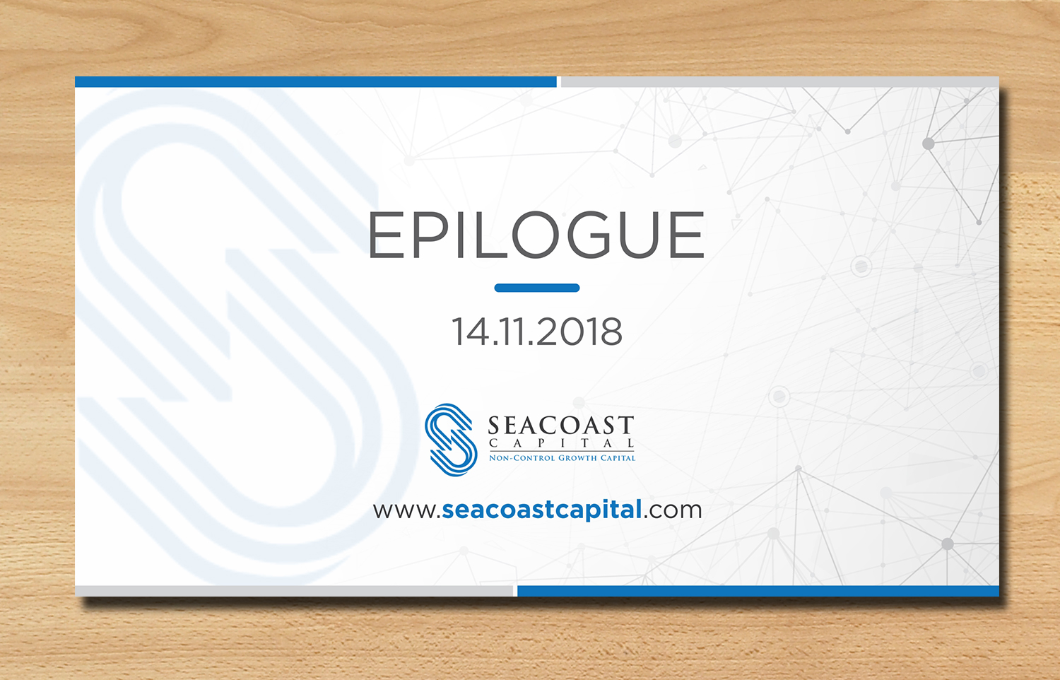Design de PowerPoint par ecorokerz pour Seacoast Capital | Design #20305287