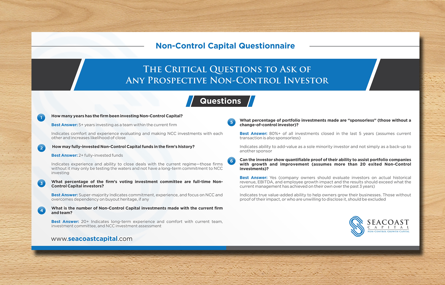 PowerPoint Design by ecorokerz for Seacoast Capital | Design #20305290