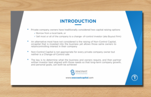 Design de PowerPoint par ecorokerz pour Seacoast Capital | Design : #20313334