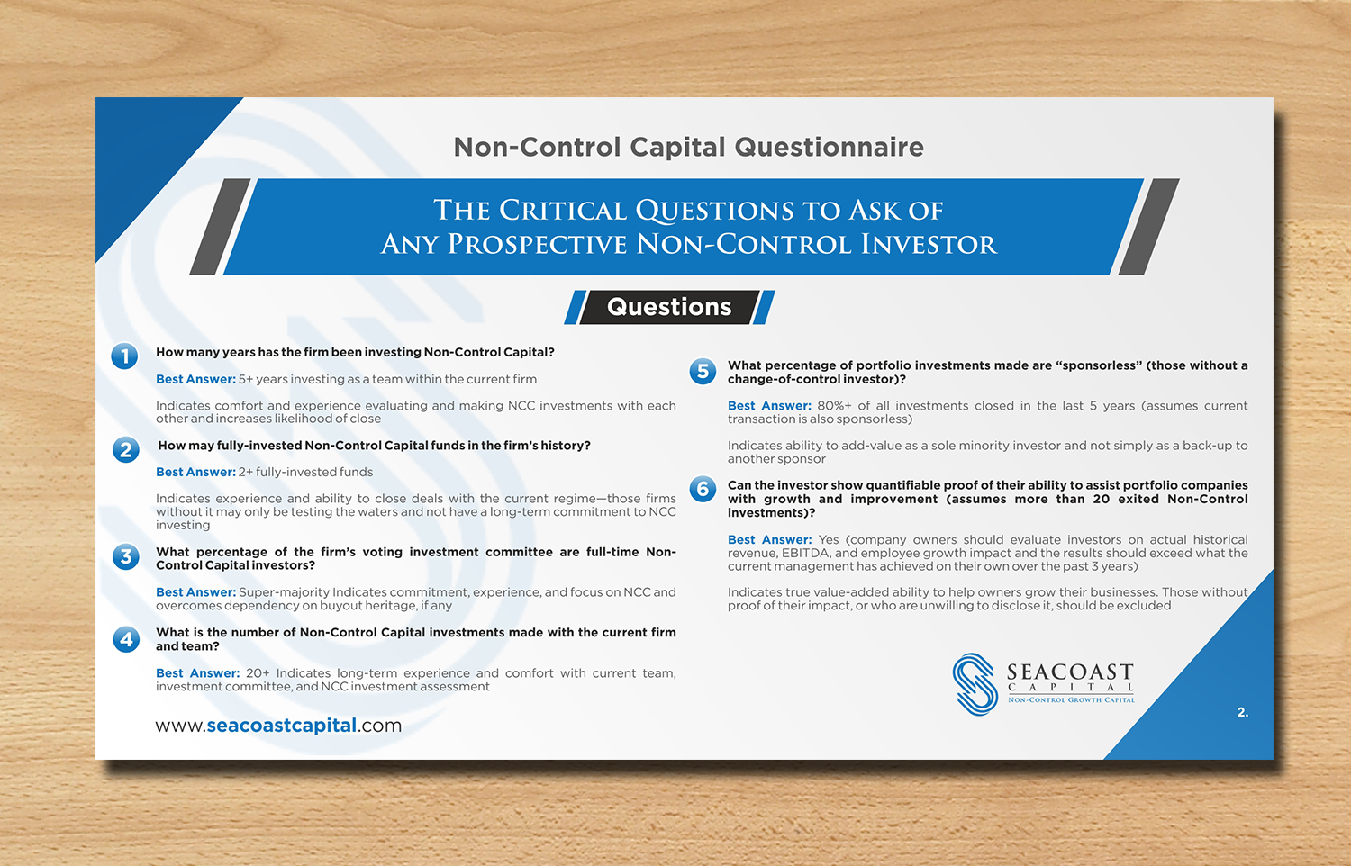 PowerPoint Design by ecorokerz for Seacoast Capital | Design #20319543