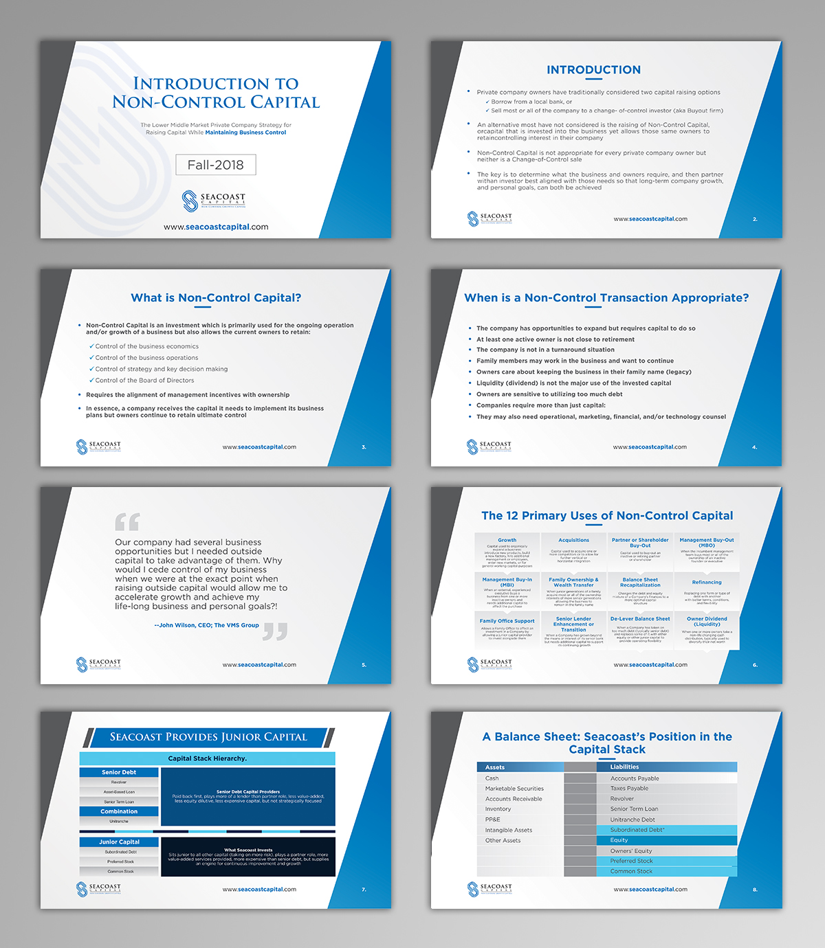 PowerPoint Design by ecorokerz for Seacoast Capital | Design #20367864