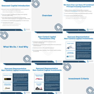 PowerPoint Design by vikasgolchha for Seacoast Capital | Design #20319639