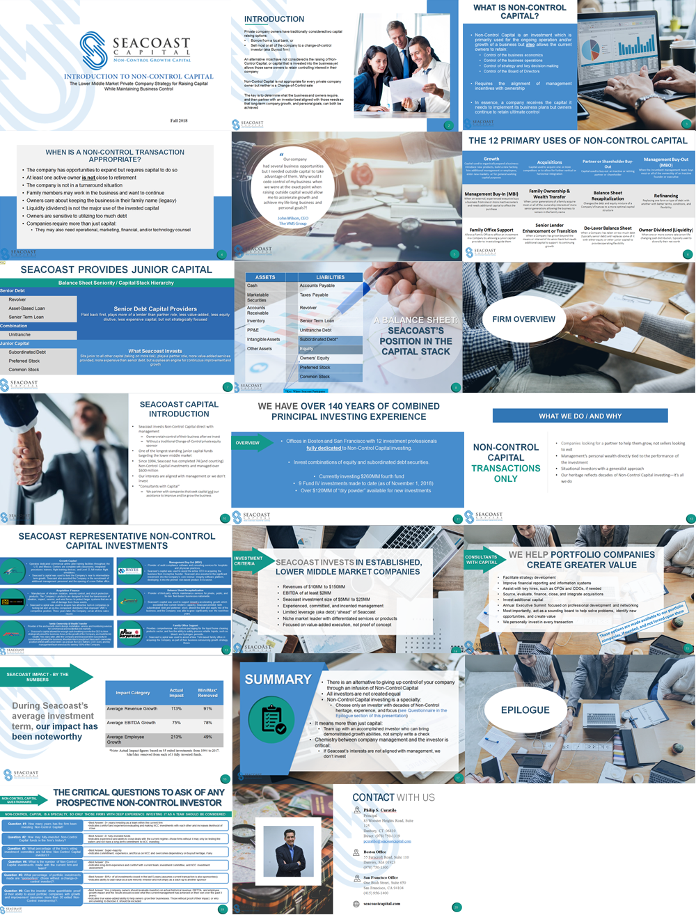 PowerPoint Design by IndreDesign for Seacoast Capital | Design #20302229