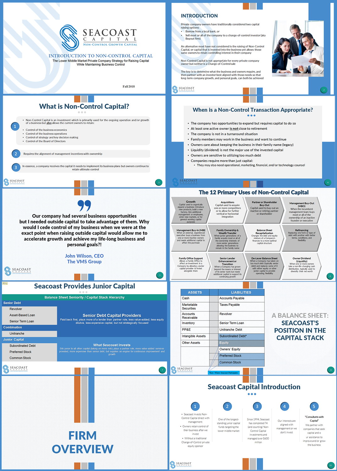 PowerPoint Design by IndreDesign for Seacoast Capital | Design #20344531