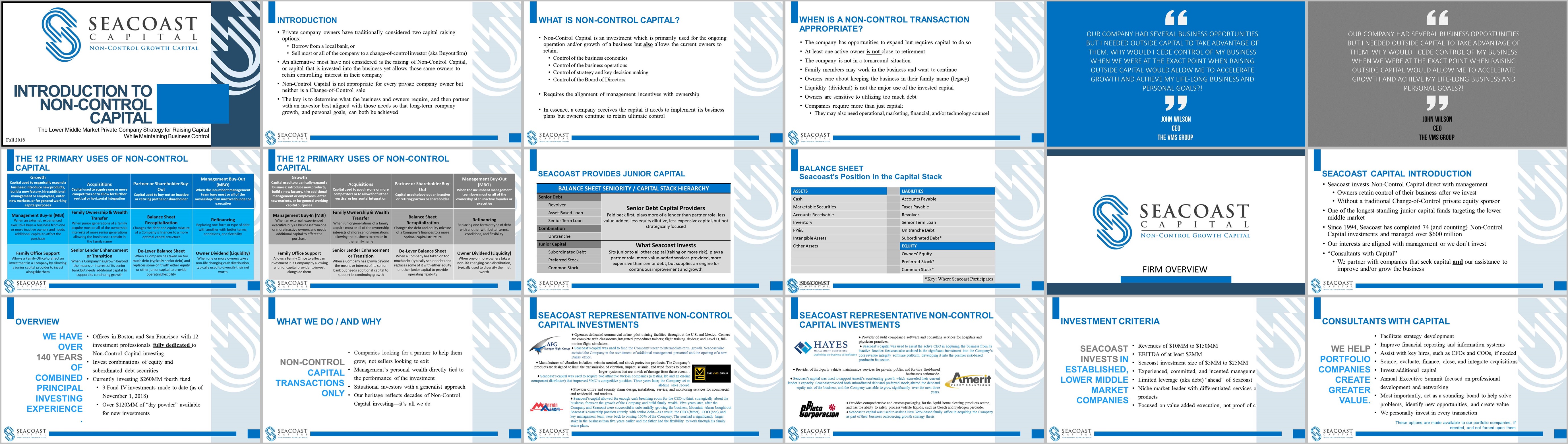 PowerPoint Design by Rizia.K for Seacoast Capital | Design #20306199
