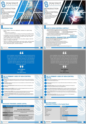 Design de PowerPoint par Rizia.K pour Seacoast Capital | Design : #20310202