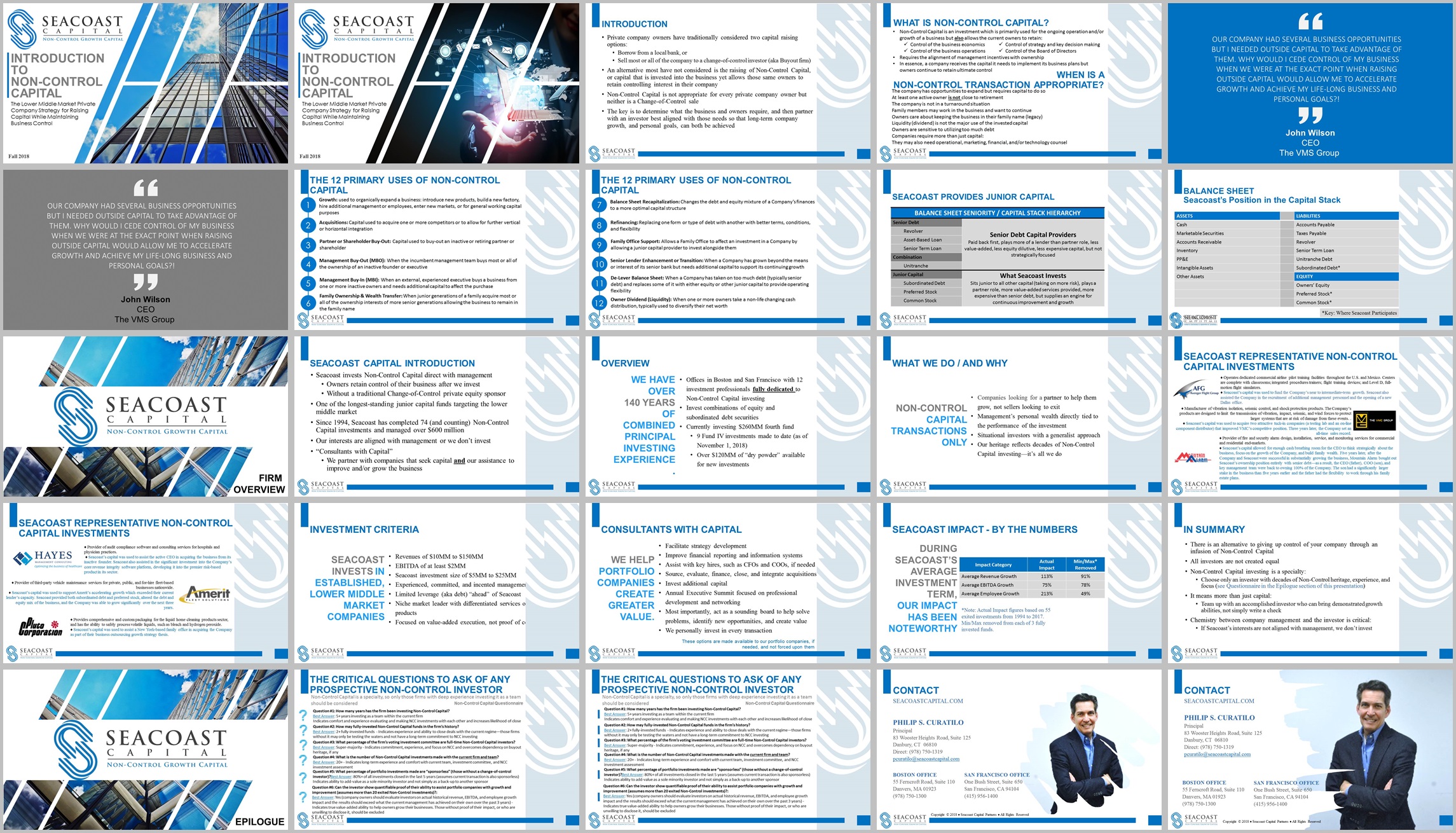 Diseño de PowerPoint por Rizia.K para Seacoast Capital | Diseño #20310204