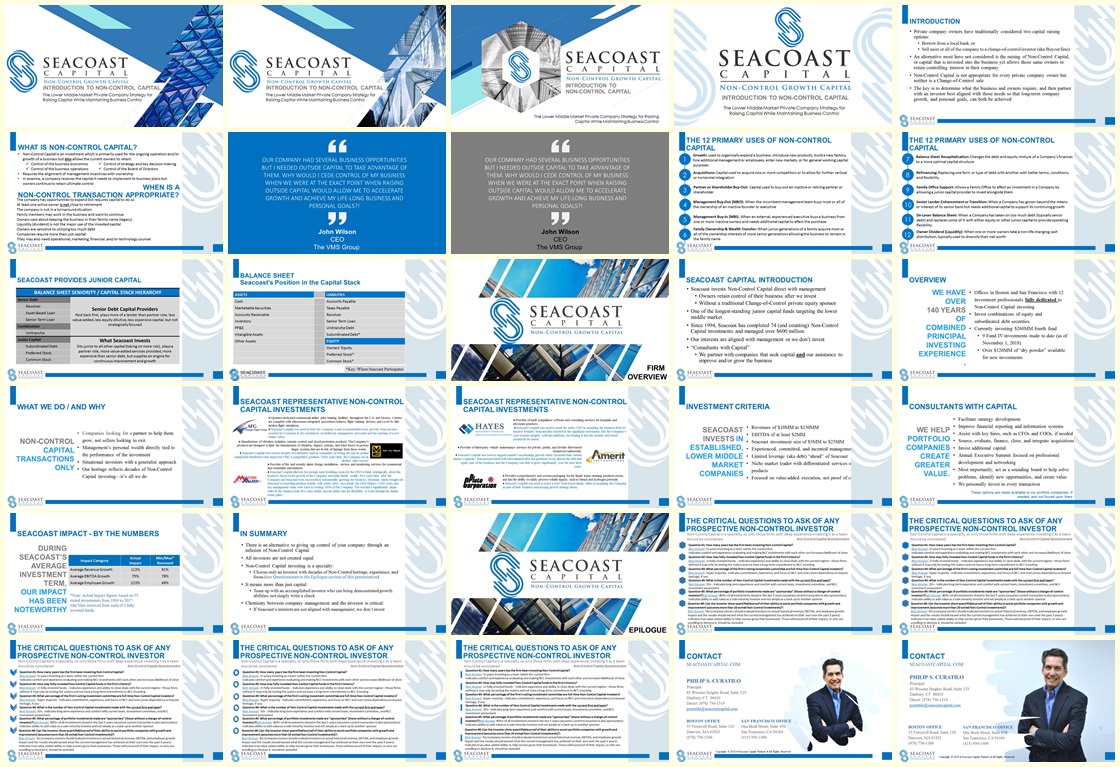 Diseño de PowerPoint por Rizia.K para Seacoast Capital | Diseño #20325296