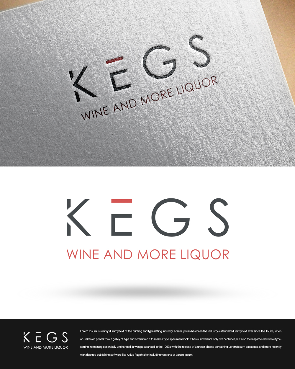 Logo Design by zingodesigns258 for Kegs and More Liquor | Design #20315409