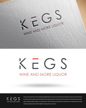 Design de Logo par zingodesigns258 pour Kegs and More Liquor | Design #20315409