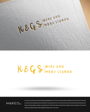 Logo Design by zingodesigns258 for Kegs and More Liquor | Design: #20315411