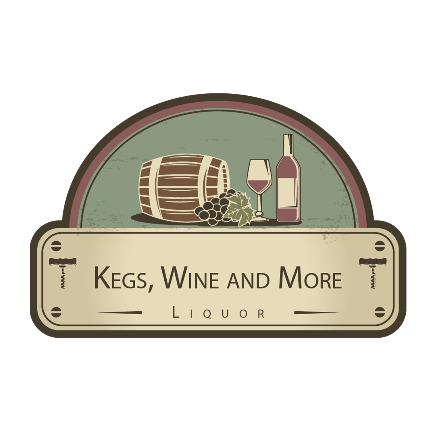 Logo-Design von Lana1 für Kegs and More Liquor | Design #20342648