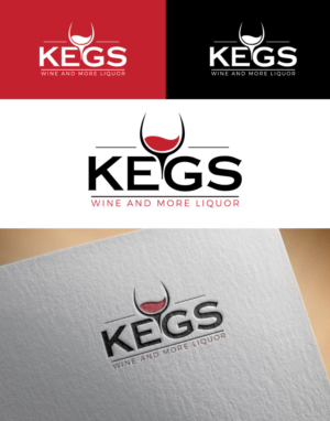 Logo Design by Ash_king for Kegs and More Liquor | Design: #20314058