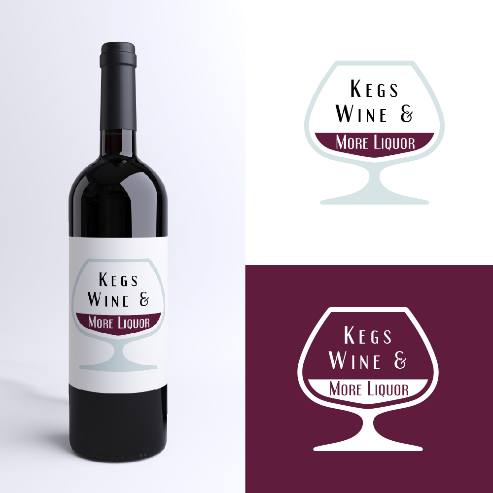 Design de Logo par BCN Book Cover &amp; Logo Studio pour Kegs and More Liquor | Design #20658337