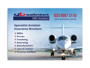 Austbrokers Aviation - Insurance Brokers - Half page magazine ad. | Zeitungsanzeige-Design von AbyJohns