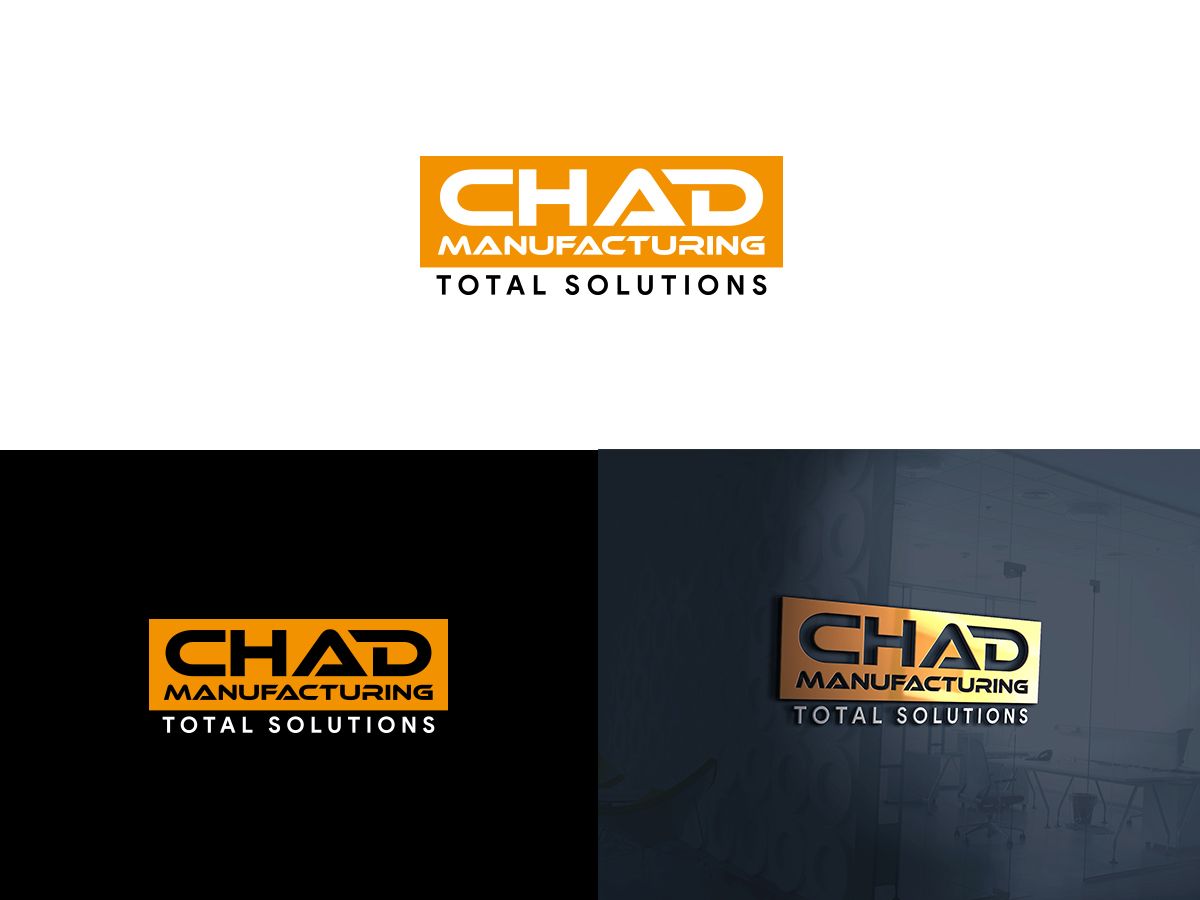 Masculine, Bold, Manufacturing Logo Design for CHAD Manufacturing by ...