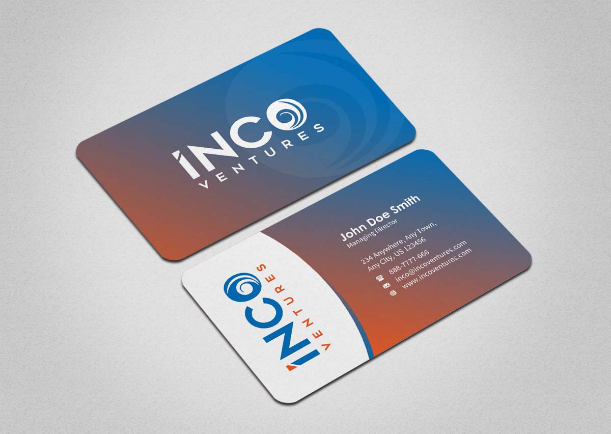 Design de Carte de Visite par INDIAN_Ashok pour INCO Ventures | Design #20274175
