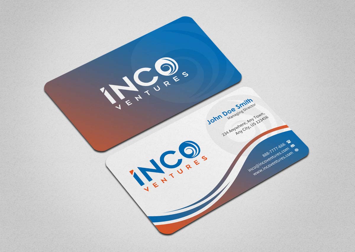Design de Carte de Visite par INDIAN_Ashok pour INCO Ventures | Design #20274176