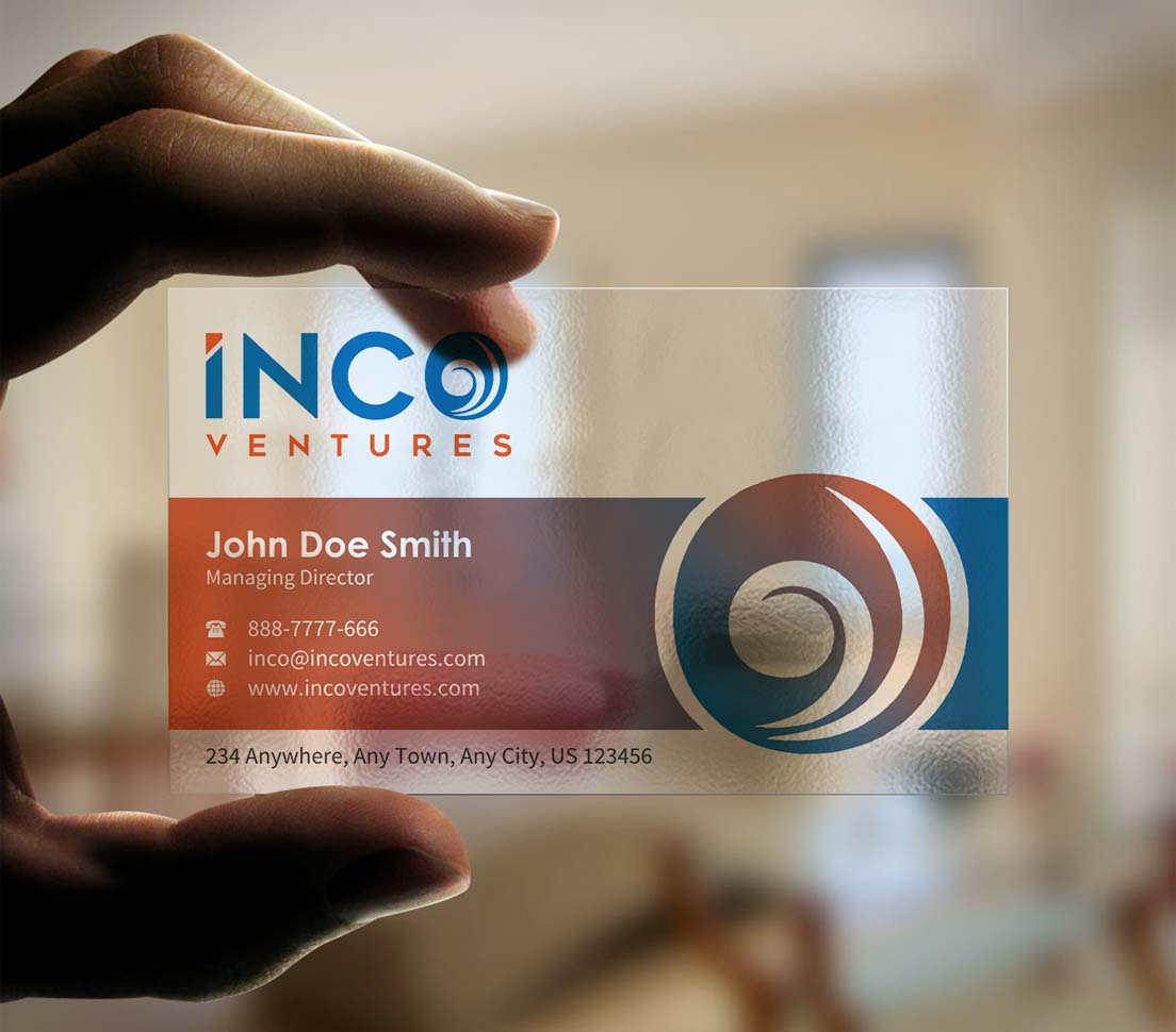 Business Card Design by INDIAN_Ashok for INCO Ventures | Design #20274196