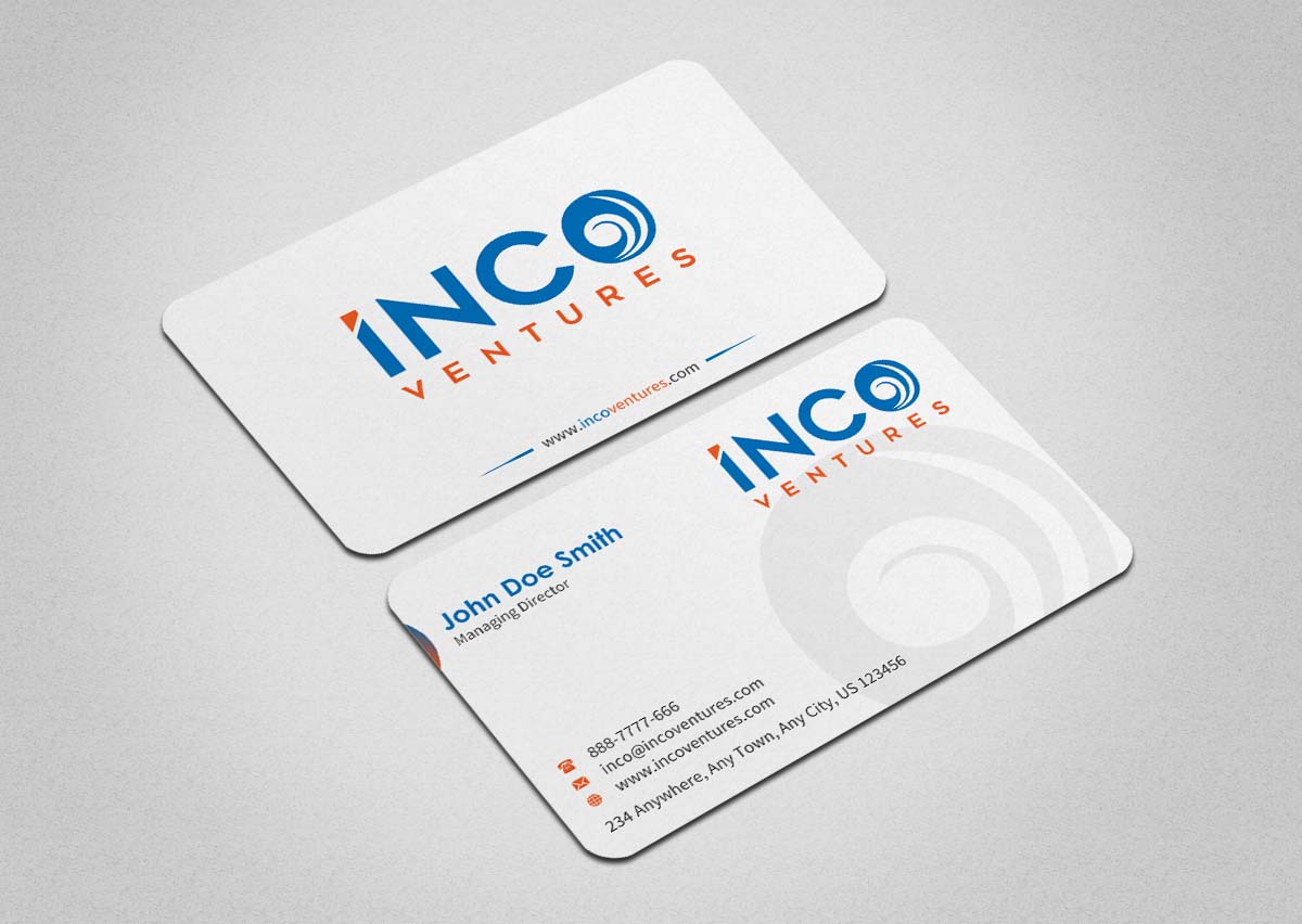 Business Card Design by INDIAN_Ashok for INCO Ventures | Design #20274198