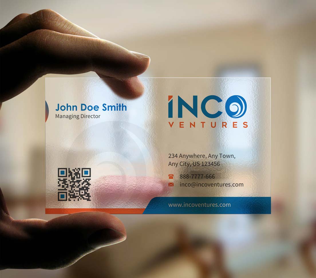 Design de Carte de Visite par INDIAN_Ashok pour INCO Ventures | Design #20274206