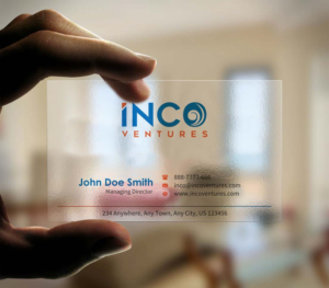 Visitenkarten-Design von INDIAN_Ashok für INCO Ventures | Design: #20274208