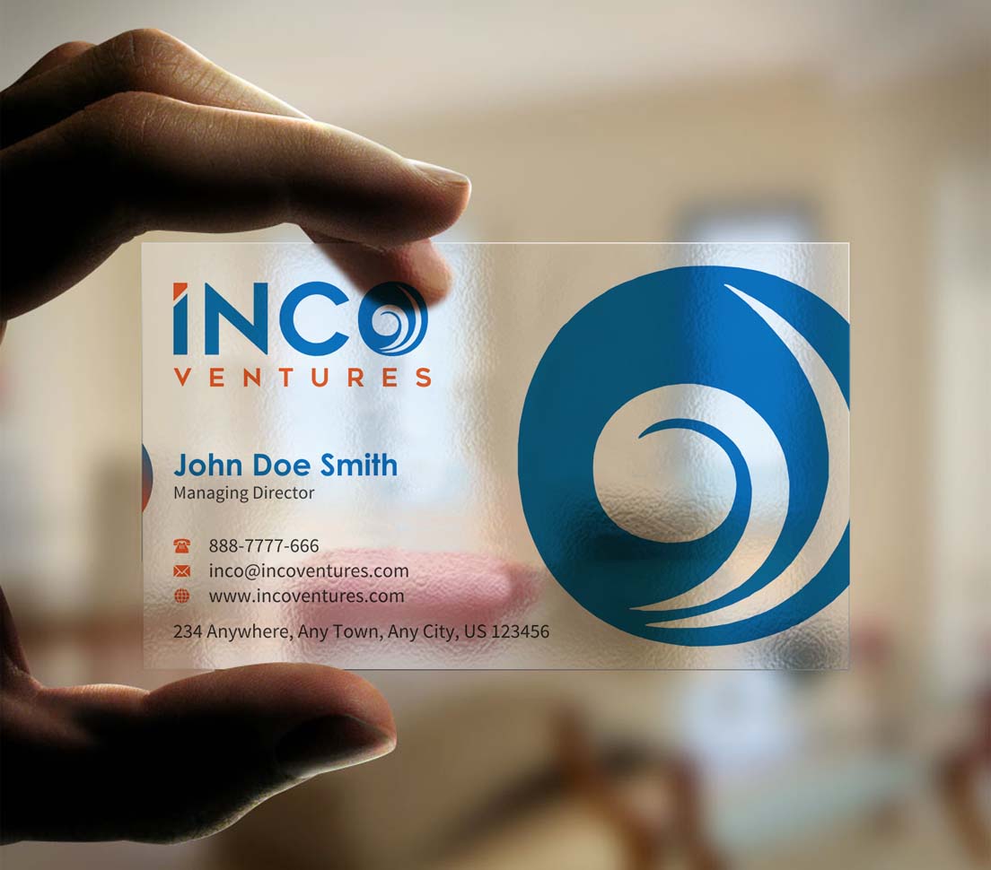 Business Card Design by INDIAN_Ashok for INCO Ventures | Design #20274212