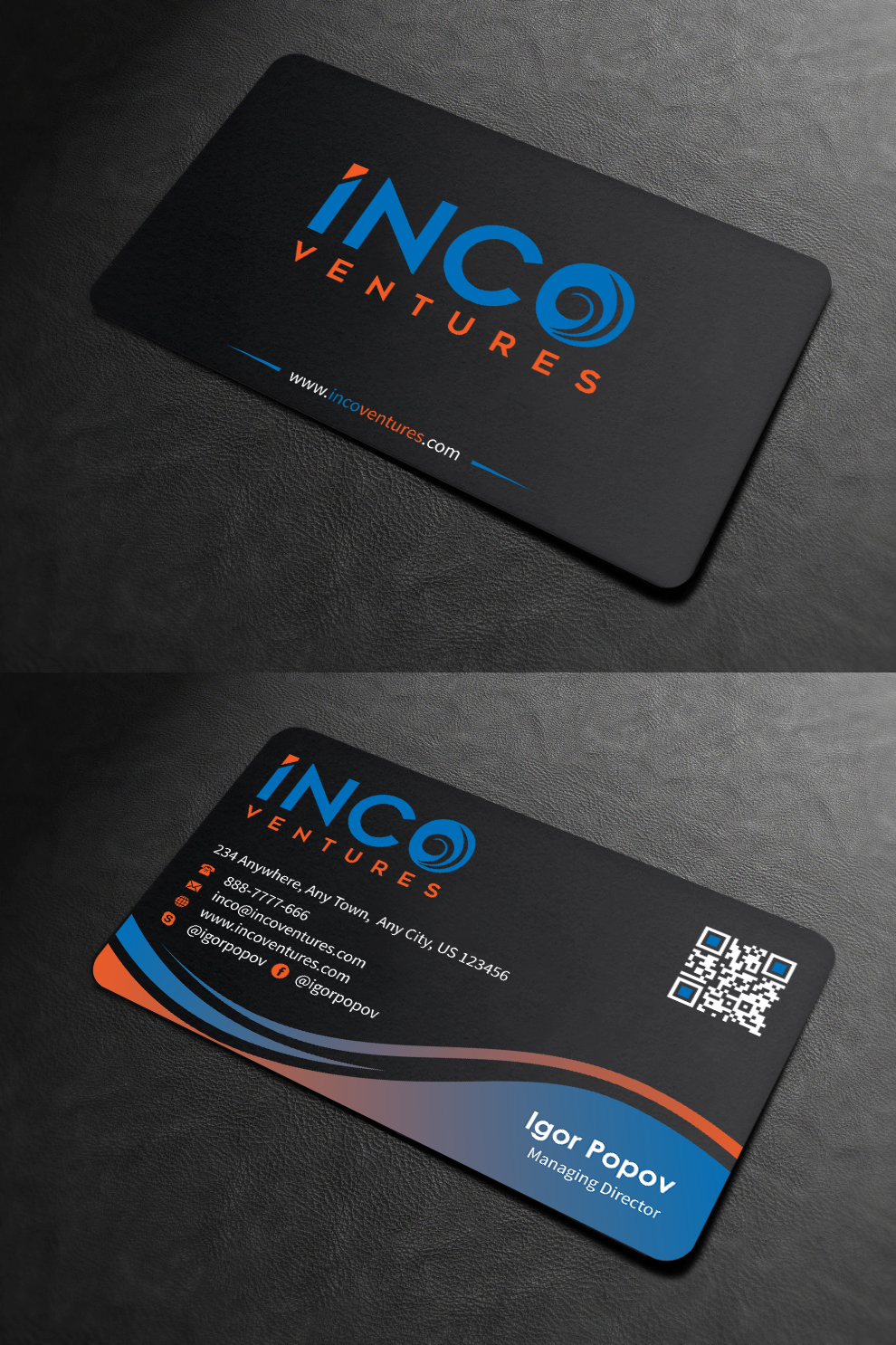 Business Card Design by INDIAN_Ashok for INCO Ventures | Design #20276860
