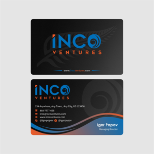 Visitenkarten-Design von INDIAN_Ashok für INCO Ventures | Design: #20299245