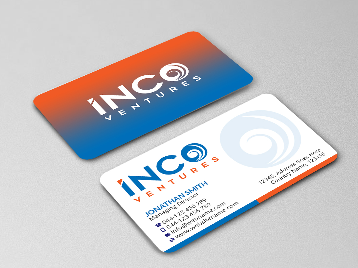 Business Card Design by Creations Box 2015 for INCO Ventures | Design #20284200
