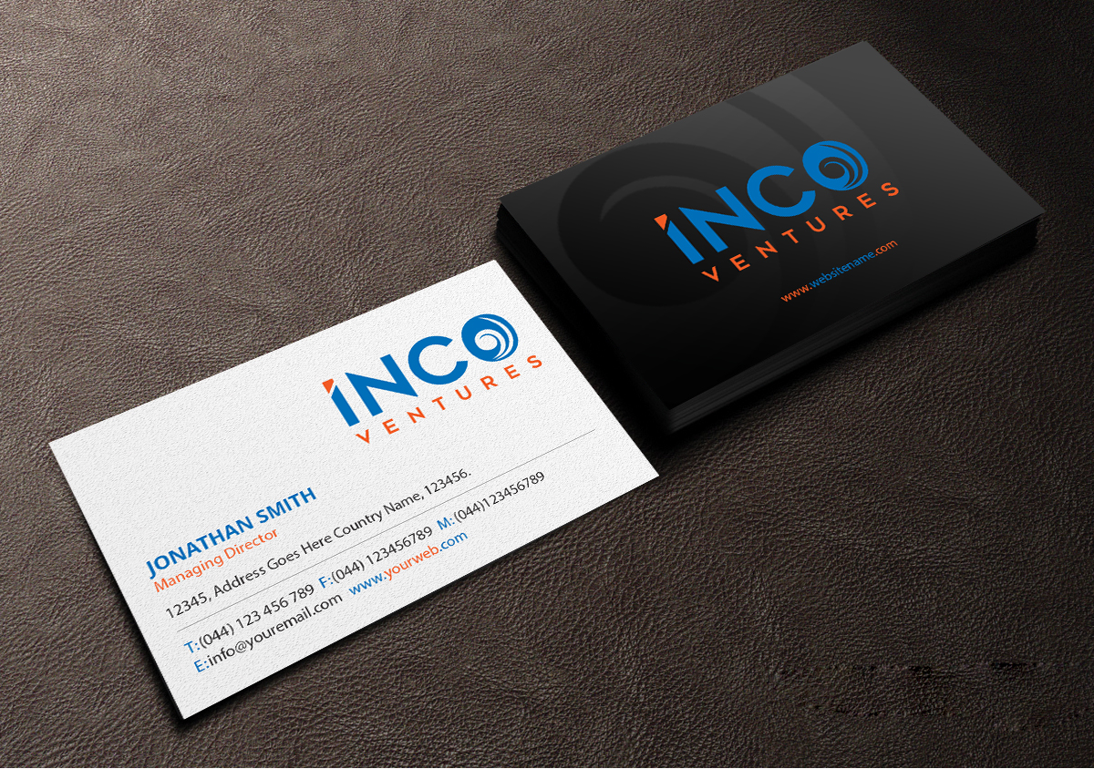 Business Card Design by Creations Box 2015 for INCO Ventures | Design #20284207