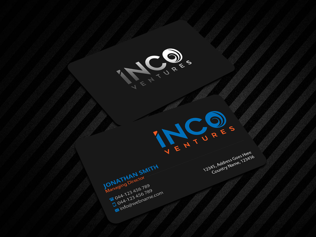 Business Card Design by Creations Box 2015 for INCO Ventures | Design #20284215
