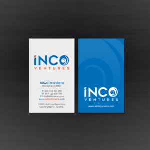 Business Card Design by Creations Box 2015 for INCO Ventures | Design: #20284216