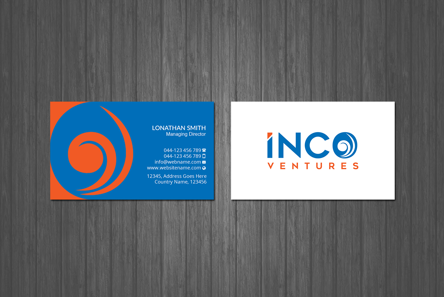 Business Card Design by Creations Box 2015 for INCO Ventures | Design #20284221