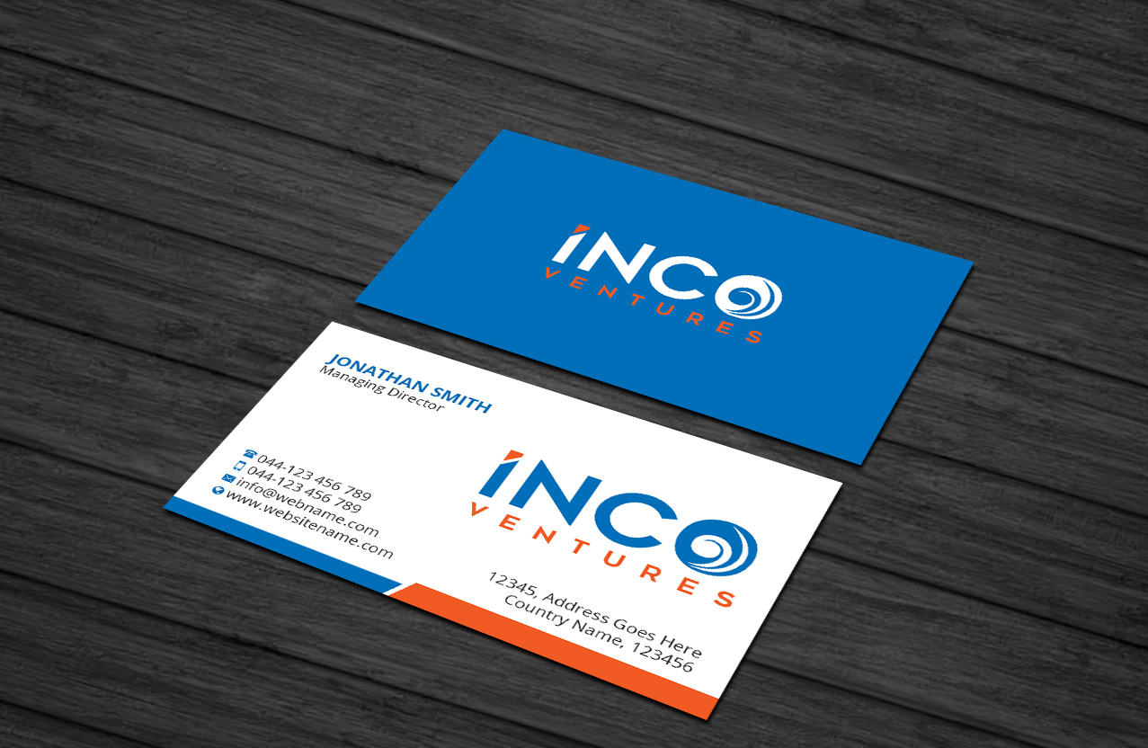 Business Card Design by Creations Box 2015 for INCO Ventures | Design #20284232
