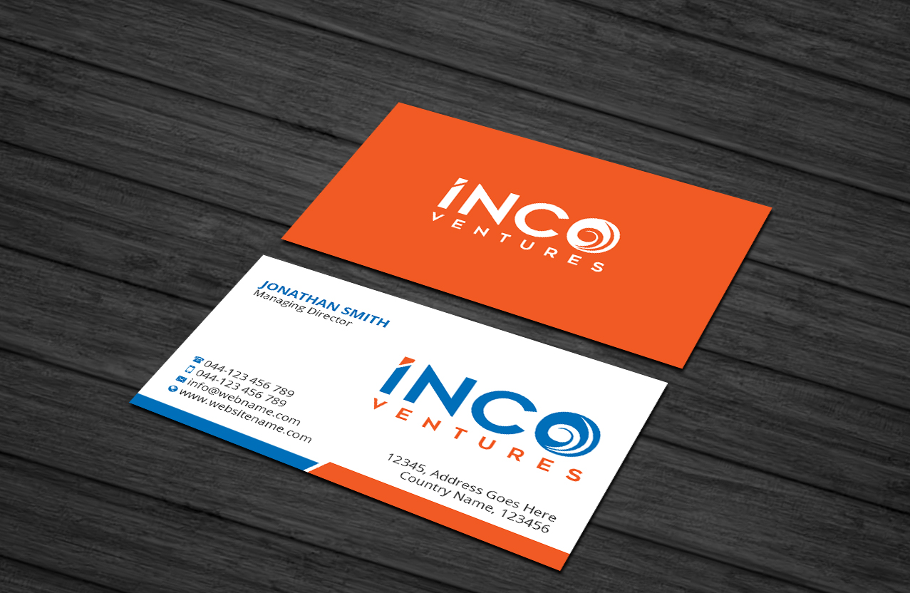Business Card Design by Creations Box 2015 for INCO Ventures | Design #20284234