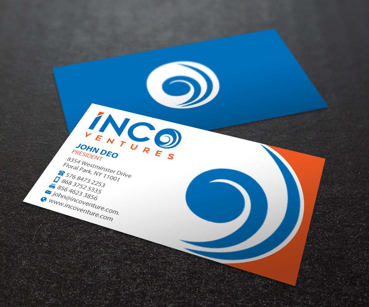 Business Card Design by Brand aid for INCO Ventures | Design #20278415