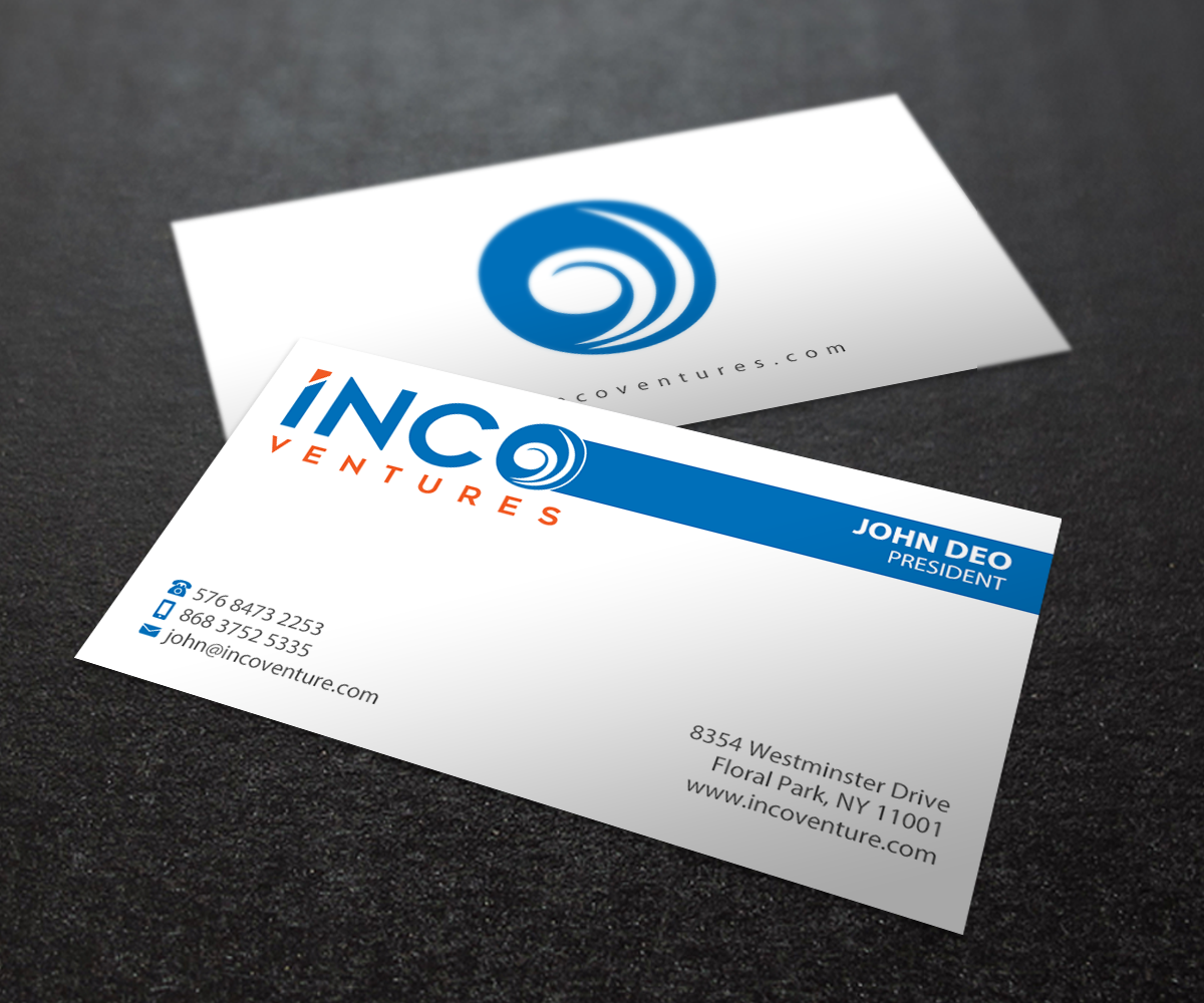 Visitenkarten-Design von Brand aid für INCO Ventures | Design #20278417