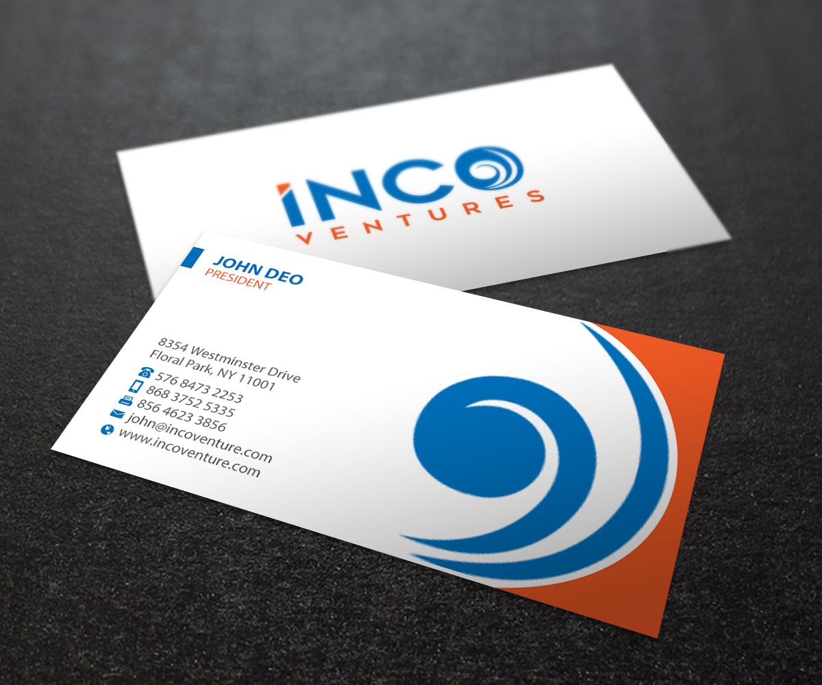 Business Card Design by Brand aid for INCO Ventures | Design #20278421