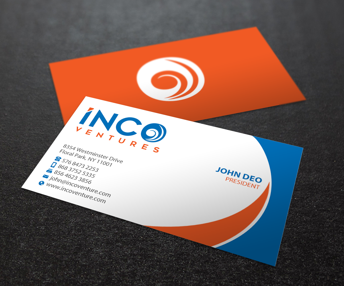 Design de Carte de Visite par Brand aid pour INCO Ventures | Design #20278426