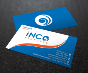 Visitenkarten-Design von Brand aid für INCO Ventures | Design: #20278428