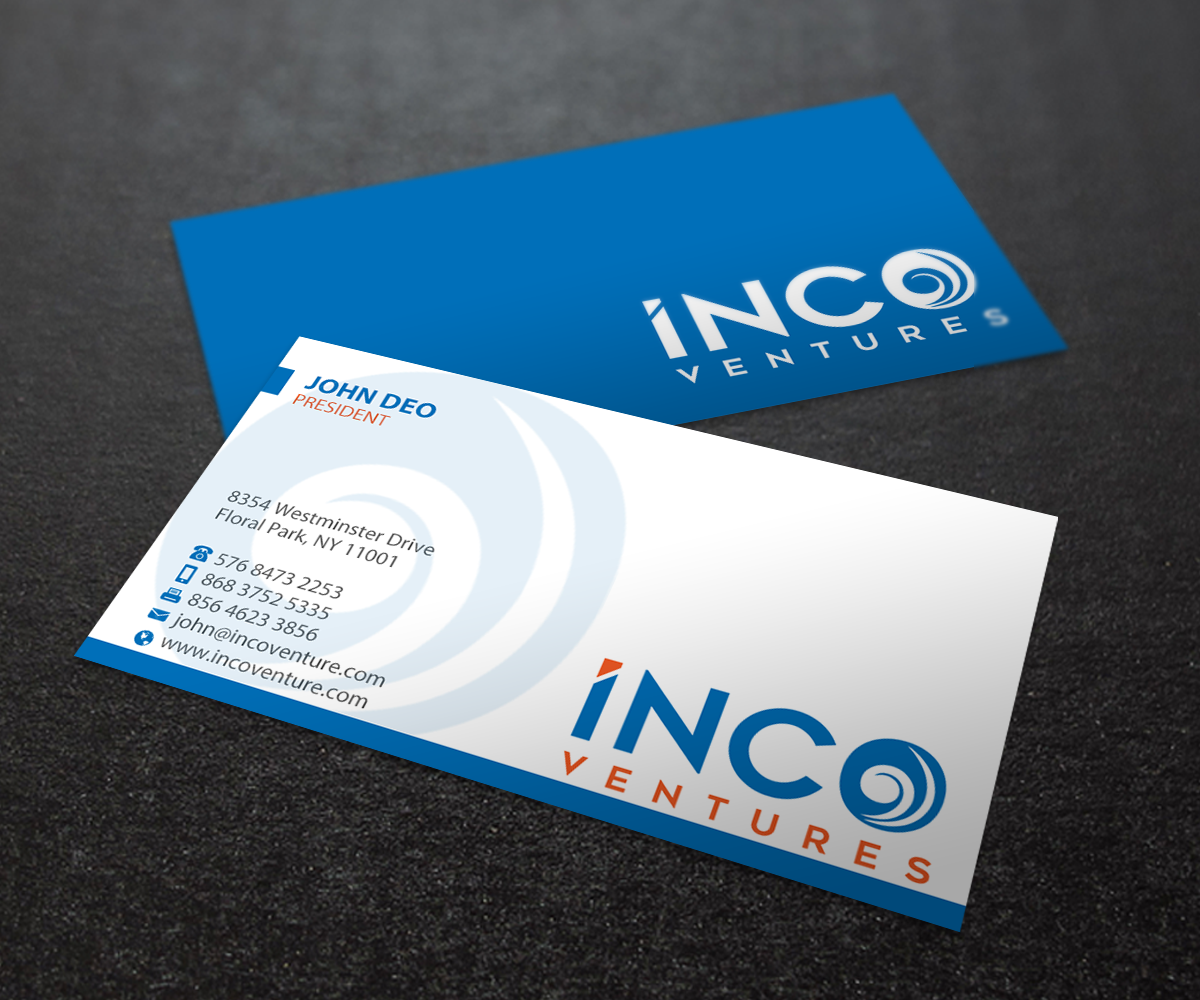 Business Card Design by Brand aid for INCO Ventures | Design #20278436